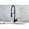 Gourmetier LS8770CTL Continental Single-Handle Pre-Rinse Kitchen Faucet, Matte Blk LS8770CTL - alternate 3